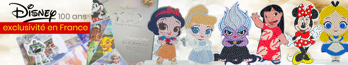 Disney 100 ans : broderies, broderies Diamant spécial anniversaire