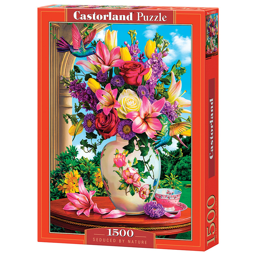 Puzzle Castorland Fleurs lilas Puzzle 1500 pièces