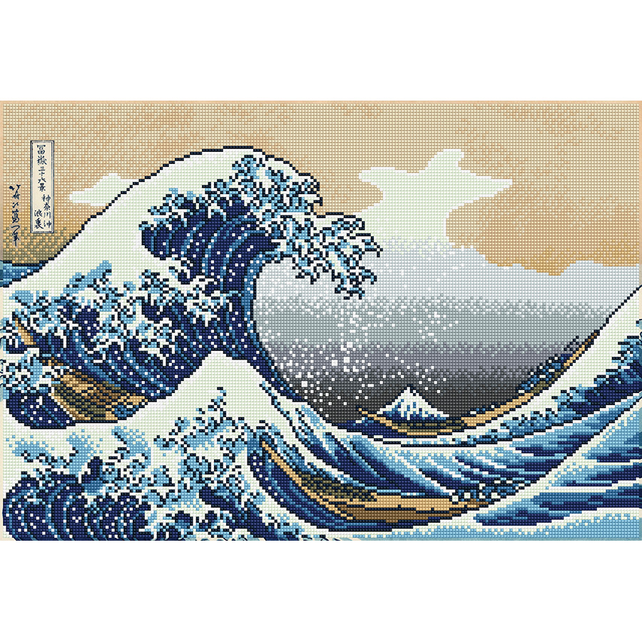 La Grande Vague De Kanagawa - Peinture numéro - Creavea