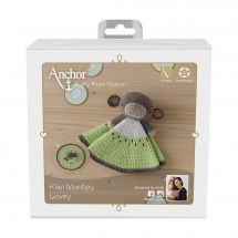 Kit crochet - Anchor - Doudou singe-kiwi