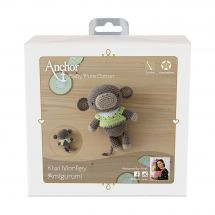 Kit crochet - Anchor - Amigurumi singe-kiwi