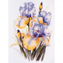 Kit broderie point de croix - Abris Art - Iris