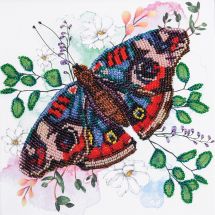 Kit de broderie avec perles - Abris Art - Harmonie des couleurs