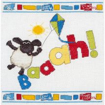 Kit broderie point de croix - Anchor - Timmy time baaaah