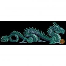 Kit broderie point de croix - Andriana - Dragon de Jade