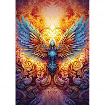 Puzzle  - Art Puzzle - Phoenix coloré - 1000 pièces