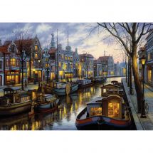 Puzzle  - Art Puzzle - Les lumières du canal - 1500 pièces