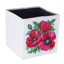 Support à diamanter - Crystal Art D.I.Y - Panier - Jolis coquelicots