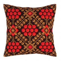 Kit de coussin gros trous - Collection d'Art - Baies rouges