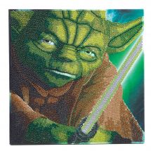 Kit de broderie Diamant sur châssis - Crystal Art D.I.Y - Yoda