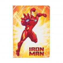 Carnet broderie Diamant - Crystal Art D.I.Y - Iron Man