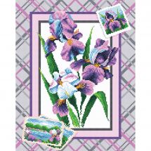 Kit de broderie Diamant - Collection d'Art - Iris