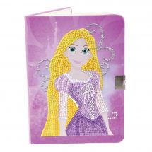 Carnet broderie Diamant - Crystal Art D.I.Y - Journal secret - Raiponce