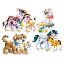 Puzzle enfant - Castorland - Animaux et bébés - 4 à 7 pièces