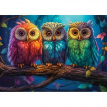 Puzzle enfant - Castorland - Trois petites chouettes - 260 pièces