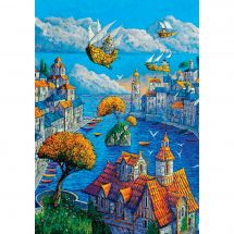 Puzzle  - Castorland - Le port - 500 pièces