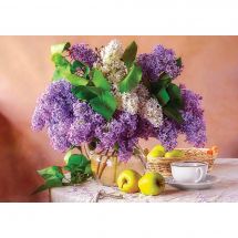 Puzzle  - Castorland - Nature morte aux lilas - 500 pièces