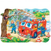 Puzzle enfant - Castorland - Brigade de feu - 20 pièces