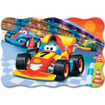 Puzzle enfant - Castorland - Course automobile - 20 pièces