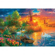 Puzzle  - Castorland - Idylle hollandaise - 1000 pièces