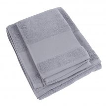 Serviette de toilette à broder  - DMC - Lot de 2 serviettes éponge Galet