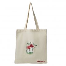 Kit de broderie à dessiner et à broder - DMC - Tote bag champignons