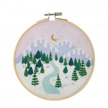 Kit au point de broderie  - DMC - Paysage hivernal