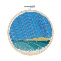 Kit de broderie sur tambour - DMC - Pluie océane