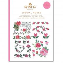 Livre diagramme - DMC - Idées à broder spécial roses