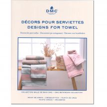 Livre diagramme - DMC - Idées à broder pour serviettes de bain