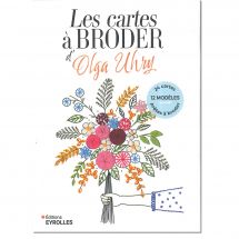 Livre - Eyrolles - Les cartes à broder d'Olga Uhry