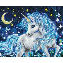 Kit de broderie Diamant - Diamond Dotz - Licorne au clair de lune