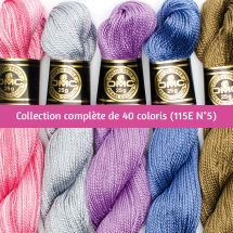 Fil à broder - DMC - Collection complète N°5 spécial Hardanger - 115EA 