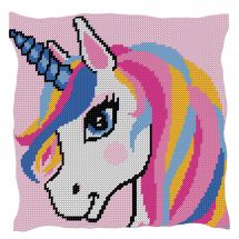 Kit de coussin gros trous - Luc Créations - Licorne