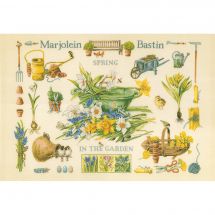 Kit broderie point de croix - Lanarte - Printemps dans le jardin