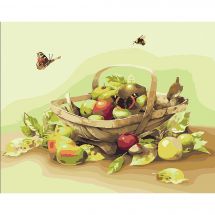 Kit de peinture par numéro - Lanarte - Fruits d'été