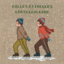 Kit broderie point de croix - Le Bonheur des Dames - Deux patineurs