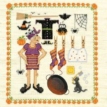 Kit broderie point de croix - Le Bonheur des Dames - Accessoires sorcière