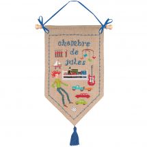 Kit de bannière à broder - Le Bonheur des Dames - Chambre de Jules