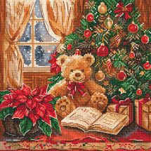 Fiche Point de Croix - Letistitch - Voeux de Noël