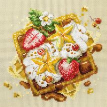 Kit broderie point de croix - Magic Needle - Gaufre viennoise