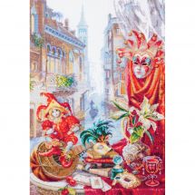 Kit broderie point de croix - Magic Needle - Carnaval de Venise