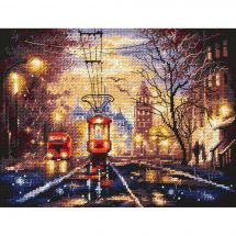 Kit broderie point de croix - Magic Needle - Tram de nuit