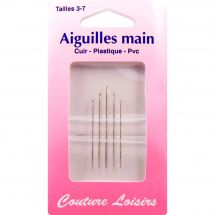 Aiguilles diverses - Couture loisirs - Aiguilles cuir main