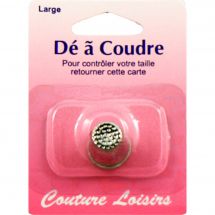 Dé à coudre - Couture loisirs - Laiton - Large