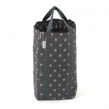 Sac à ouvrages - Hobby Gift - Sac de rangement pour aiguilles - Pois gris