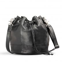 Rangement cuir - Muud - Sac à ouvrages Donna - Noir