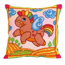 Kit de coussin gros trous - Panna - Cheval arc en ciel