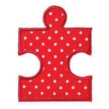 Ecusson thermocollant - Prym - Puzzle rouge