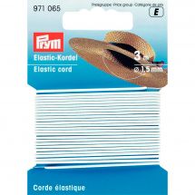 Elastique - Prym - Corde élastique 1,5mm blanche